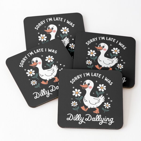 Item preview, Playful Duck Strolling with Flowers designed and sold by love3617.