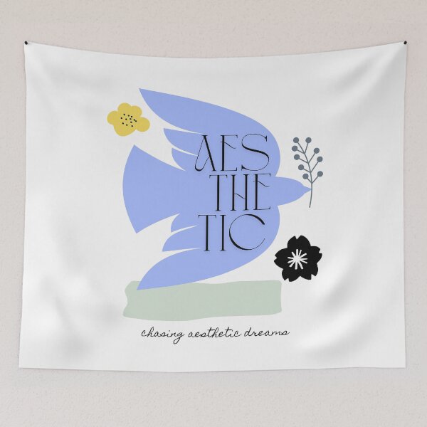 Item preview, Chasing Aesthetic Dreams Bird Design designed and sold by mintmono-studio.
