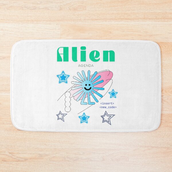Item preview, Alien Agenda — Cosmic Doodle Vibes designed and sold by mintmono-studio.
