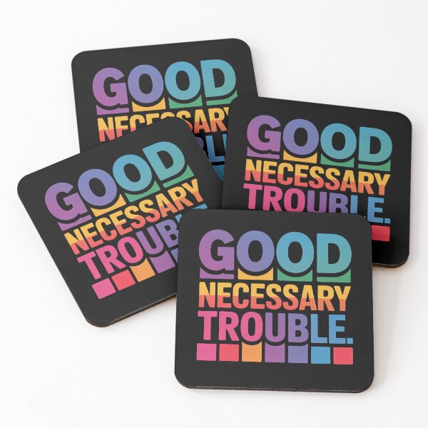 Item preview, Get in Good Necessary Trouble Rainbow designed and sold by brynatshop.
