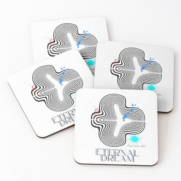 Item preview, Eternal Dream Modern Abstract Line Art designed and sold by mintmono-studio.