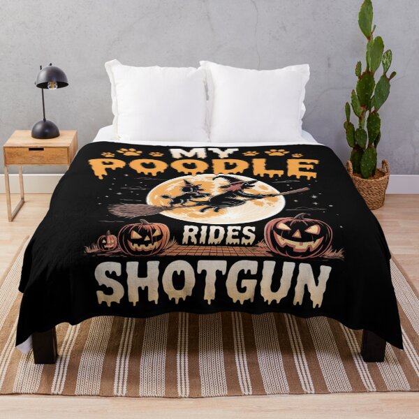 Item preview, My Poodle Rides Shotgun Funny Halloween designed and sold by brynatshop.