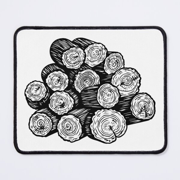 Item preview, Wood Log Timber Firewood Pile Lumberjack Stack Chainsaw designed and sold by inkoutninja.