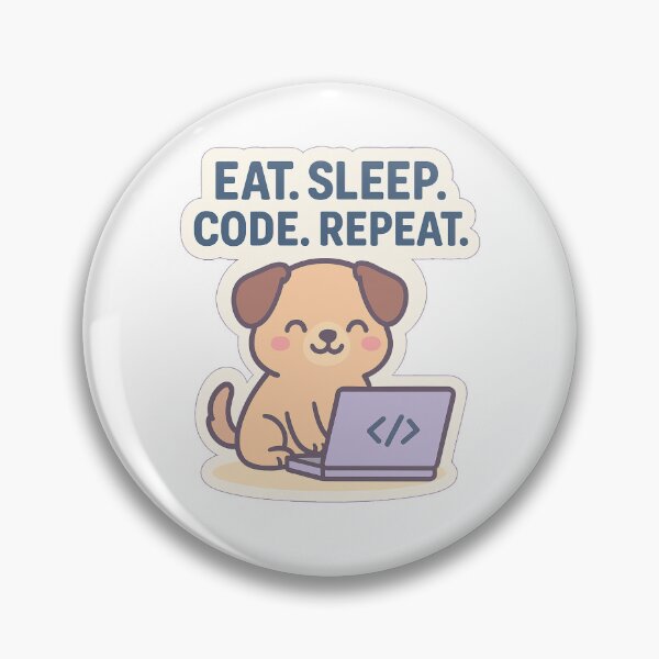 Item preview, Eat. Sleep. Code. Repeat. designed and sold by SugarPix Designs.