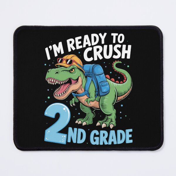 Item preview, Ready To Crush 2nd Grade T Rex Dinosaur Back to School designed and sold by brynatshop.