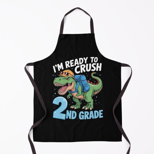 Item preview, Ready To Crush 2nd Grade T Rex Dinosaur Back to School designed and sold by brynatshop.