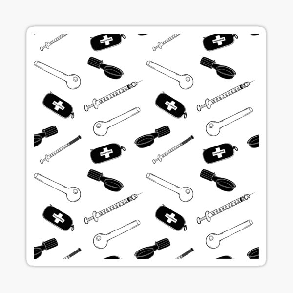 Item preview, Bowls and rigs and narcan, oh my! B&W designed and sold by mish-makes.