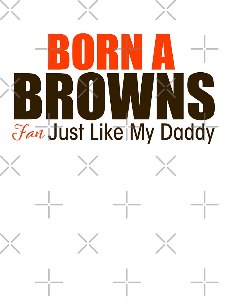 Thumbnail 2 of 2, Baby One-Piece, Born A Browns Fan designed and sold by corbrand.