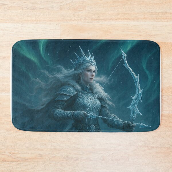Item preview, Arctic Huntress Beneath the Northern Lights designed and sold by Exploring Silliness.