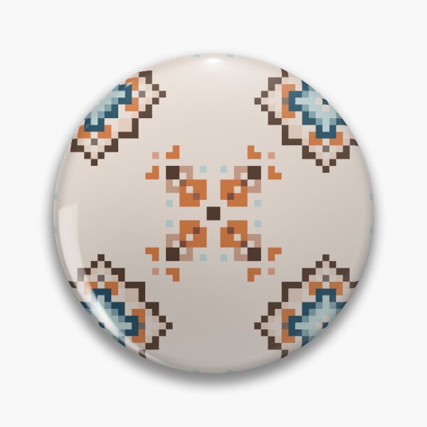 Item preview, Abstract Pixel Blocks Fabric Pattern with Bold Color Transitions for Modern Textiles designed and sold by Loomexa Studio .