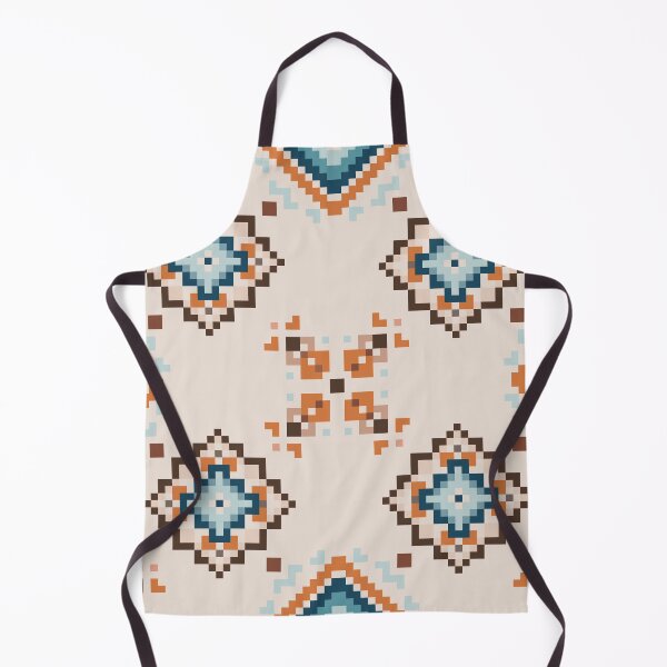 Item preview, Abstract Pixel Blocks Fabric Pattern with Bold Color Transitions for Modern Textiles designed and sold by Loomexa Studio .
