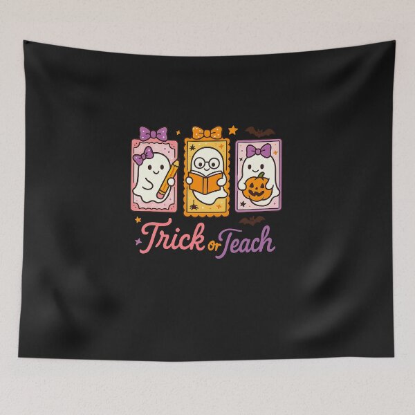 Item preview, Halloween Preppy Spooky Teacher Ghost Trick Or Teach designed and sold by diyoor.