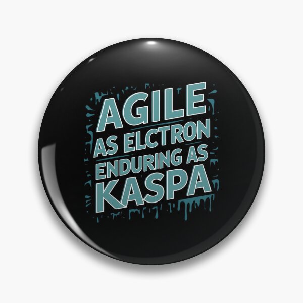 Artikelvorschau, Kaspa wartet nicht. Es bestätigt. entworfen und verkauft von RadDeck.