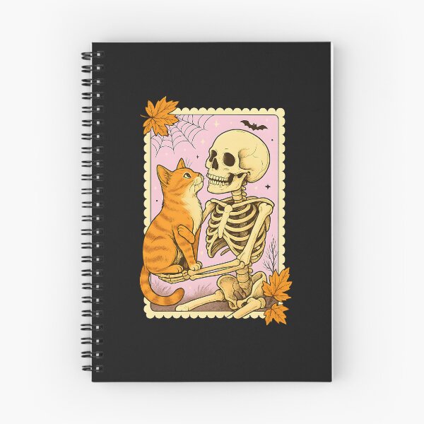 Item preview, Preppy Skeleton Hugging Black Cat Mom Dad designed and sold by diyoor.