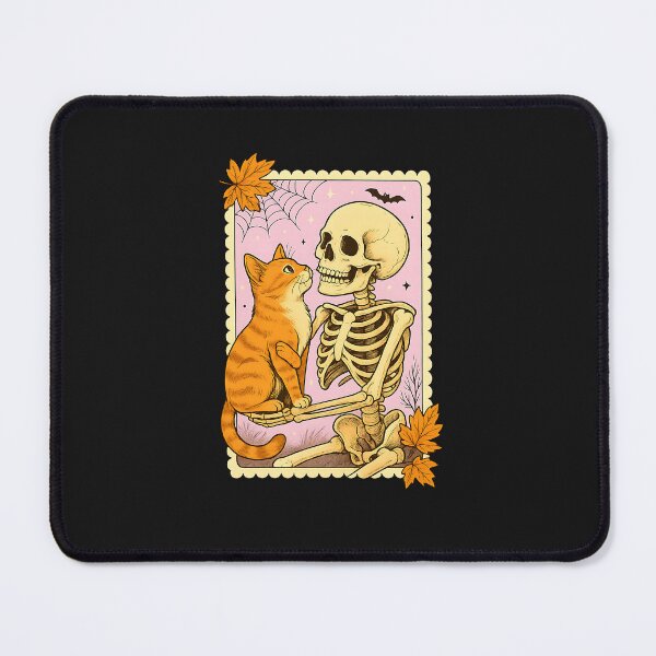 Item preview, Preppy Skeleton Hugging Black Cat Mom Dad designed and sold by diyoor.