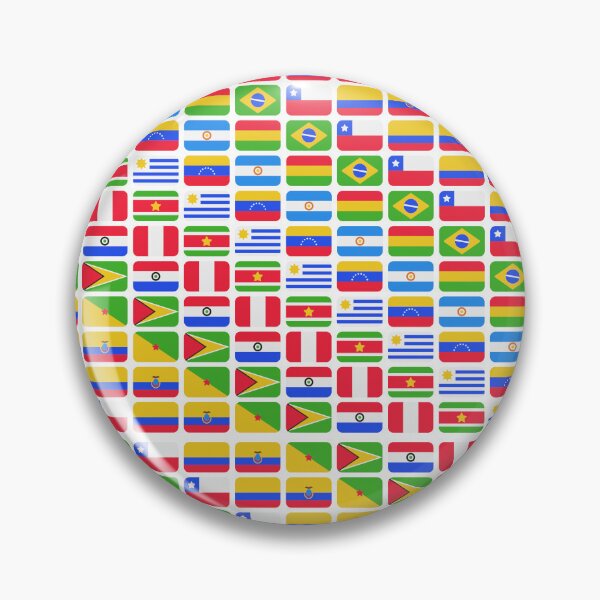 Item preview, South America Minimalist Flags designed and sold by Halfoun.