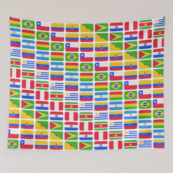 Item preview, South America Minimalist Flags designed and sold by Halfoun.