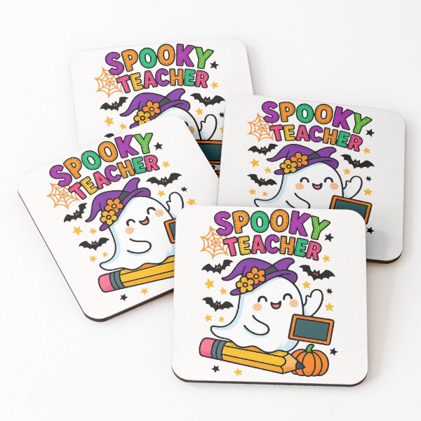 Item preview, Preppy Spooky Teacher Ghost Trick Or Teach  designed and sold by TalalosART.