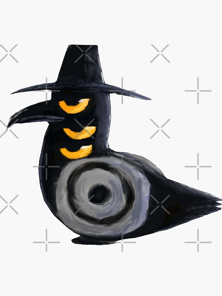 Thumbnail 3 of 3, Sticker, Demon Bird from Kpop Demon Hunters ( HUNTRIX ) designed and sold by Azynyn.