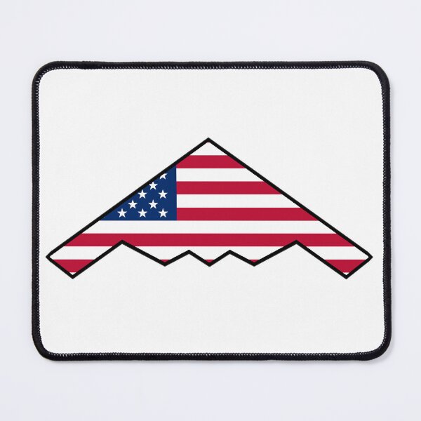Item preview, American Flag B2 Bomber designed and sold by LightningJelly.