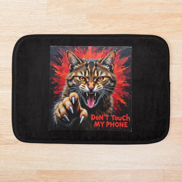 Artikelvorschau, Hissing Cat Guard – Fierce Phone Protector  #1 entworfen und verkauft von Wordsmith-Cafe.