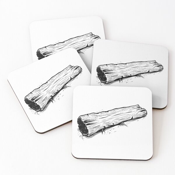 Item preview, Rustic Wood Slab Tree Slice Timber Cut Log Piece Cutout Plank designed and sold by inkoutninja.