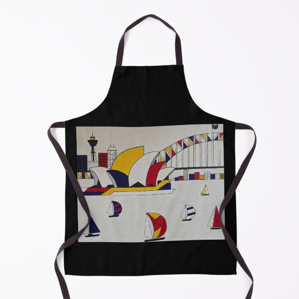 Item preview, Sydney Harbour-Mondrian Style designed and sold by Del creates.