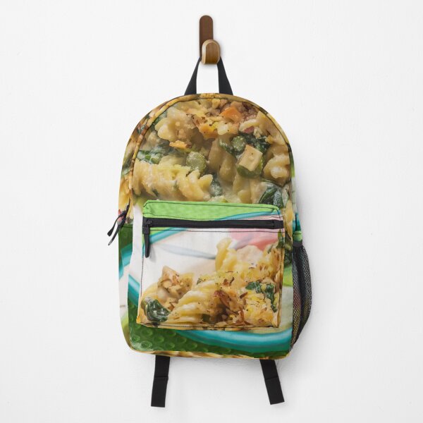 Item preview, Asparagus, Chicken, Spinach, Ricotta Pasta with an Almond Garlic Crumble on Top designed and sold by LINDA MCKUSICK.