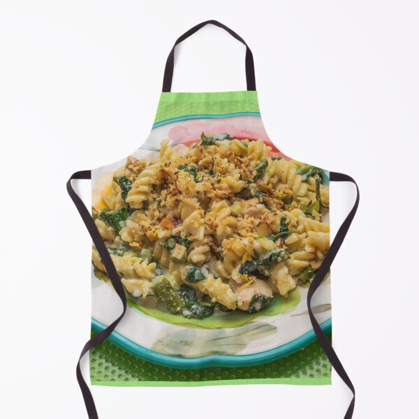 Item preview, Asparagus, Chicken, Spinach, Ricotta Pasta with an Almond Garlic Crumble on Top designed and sold by LINDA MCKUSICK.