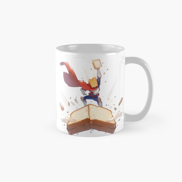 Item preview, Superhero Toast Warrior with Cape and Butter Blast designed and sold by PaintbrushPlace.