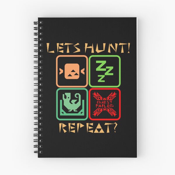 Item preview, Monster Hunter Eat, Sleep, Hunt, Repeat designed and sold by Cache Crafter Studio.