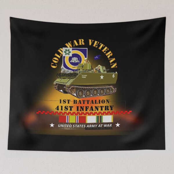 Item preview, Army - Cold War Vet - 1st Bn 41st Infantry - M113 APC  w COLD SVC designed and sold by Military Insignia Products.