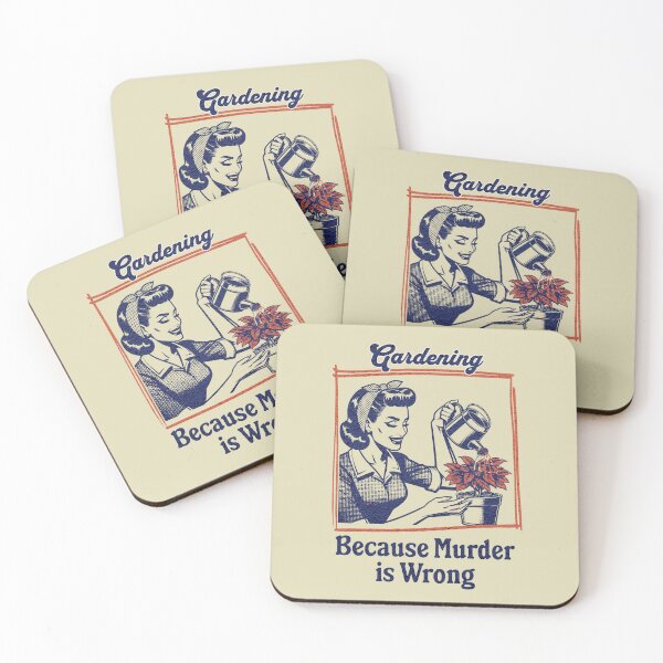 Item preview, Gardening Because Murder Is Wrong  designed and sold by dudelinart.