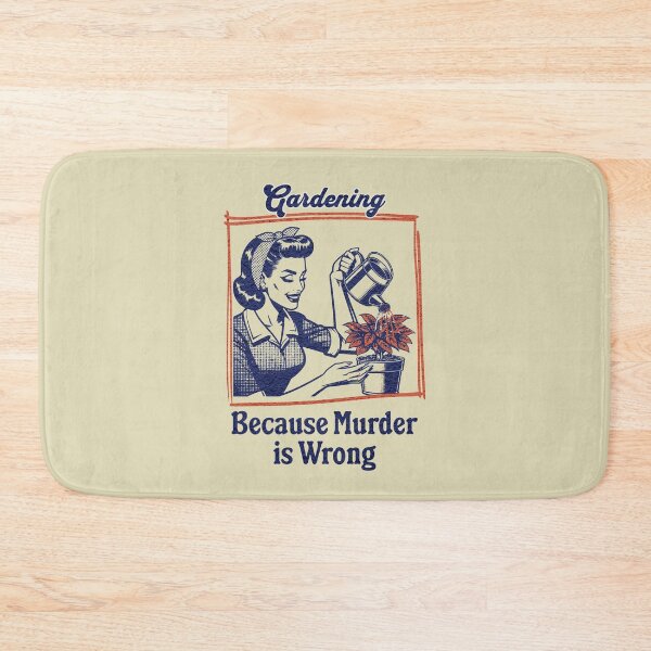 Item preview, Gardening Because Murder Is Wrong  designed and sold by dudelinart.