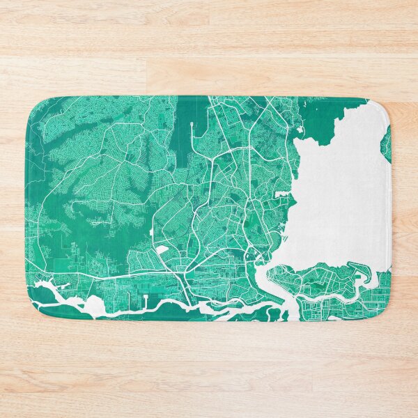 Item preview, Lagos City Map of Nigeria - Watercolor designed and sold by deMAP.