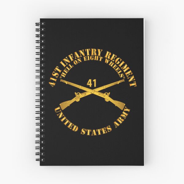 Item preview, Army - 41st Infantry - Hell on 8 Wheels w Infantry Br designed and sold by Military Insignia Products.
