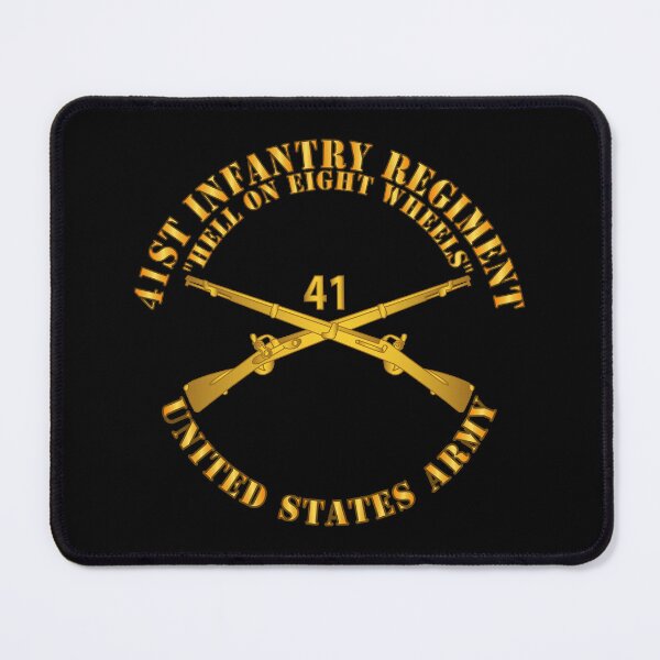 Item preview, Army - 41st Infantry - Hell on 8 Wheels w Infantry Br designed and sold by Military Insignia Products.