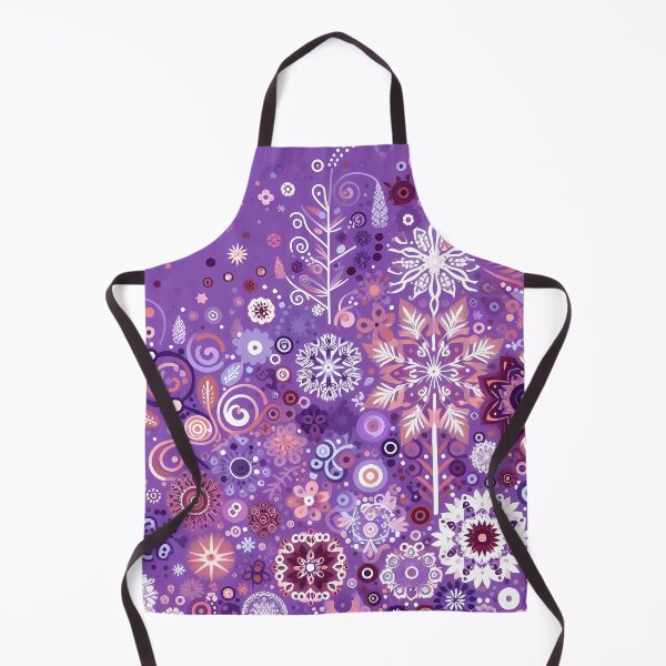 Item preview, Purple Abstract Pattern Flowing Floral Swirls by heidiannemorris © designed and sold by FOLK ART FUSION.