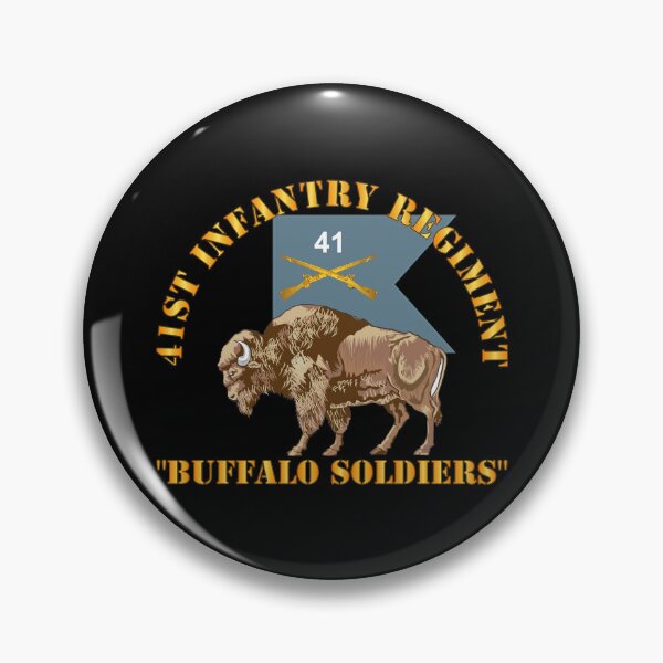 Item preview, Army - 41st Infantry Regiment - Buffalo Soldiers w 41st Inf Guidon X 300 designed and sold by Military Insignia Products.