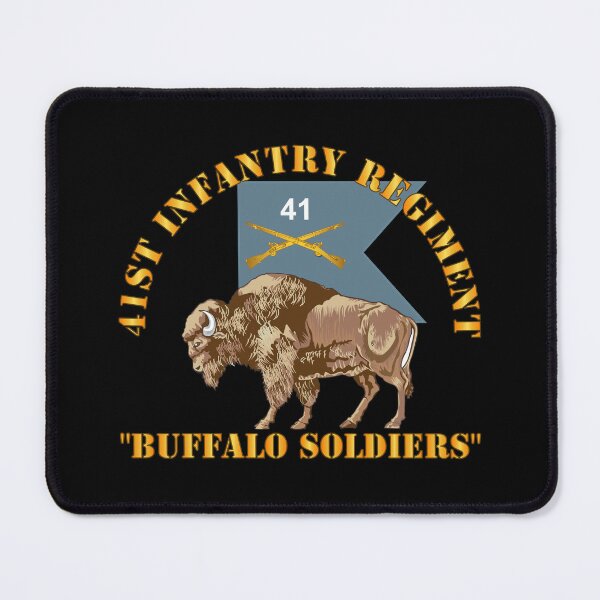 Item preview, Army - 41st Infantry Regiment - Buffalo Soldiers w 41st Inf Guidon X 300 designed and sold by Military Insignia Products.