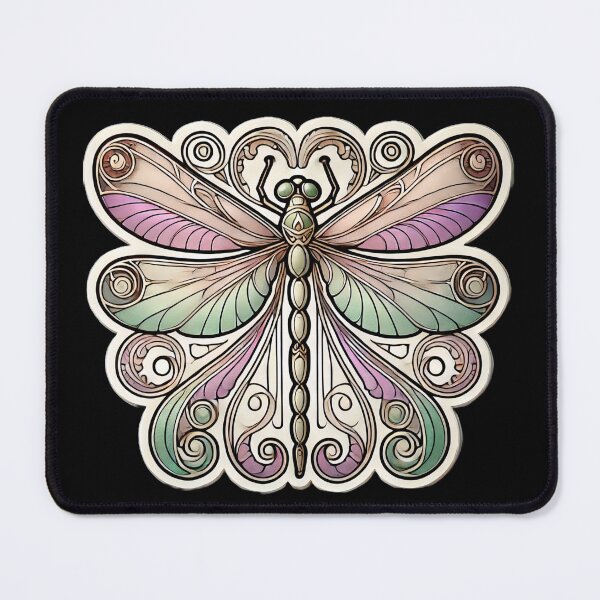 Item preview, Art Nouveau Dragonfly designed and sold by PinUpPizzazz.