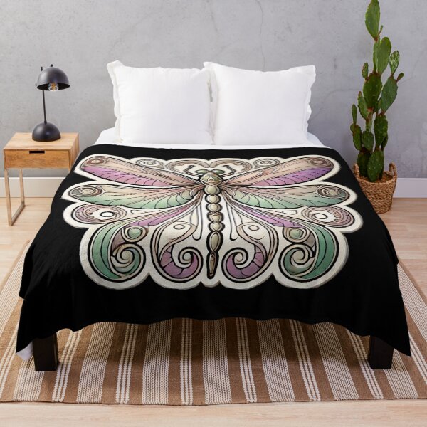Item preview, Art Nouveau Dragonfly designed and sold by PinUpPizzazz.