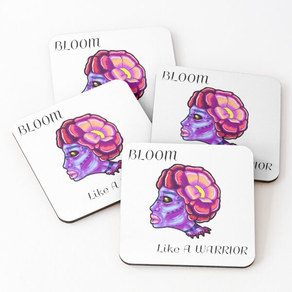Item preview, Bloom Like A Warrior – Bold Floral Warrior Art designed and sold by TheWitchCoven.
