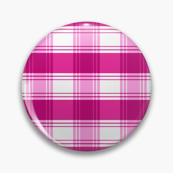 Item preview, Plaid shirt with a raspberry and white pattern designed and sold by fuzzyfox.