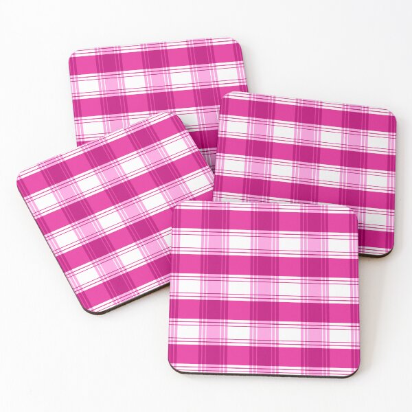 Item preview, Plaid shirt with a raspberry and white pattern designed and sold by fuzzyfox.