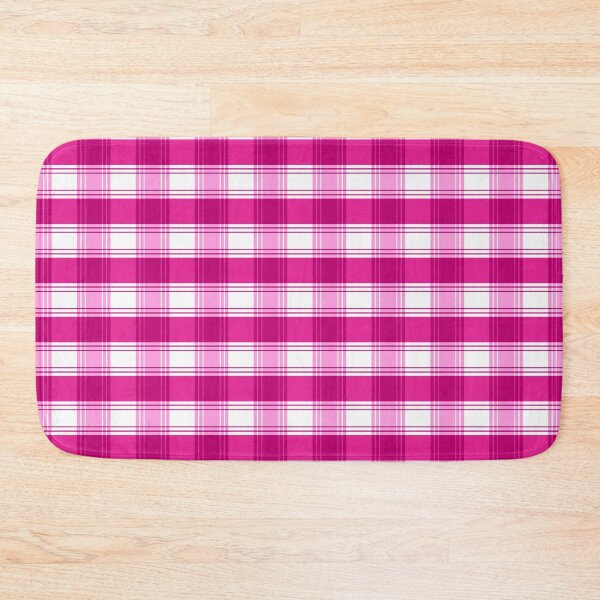 Item preview, Plaid shirt with a raspberry and white pattern designed and sold by fuzzyfox.