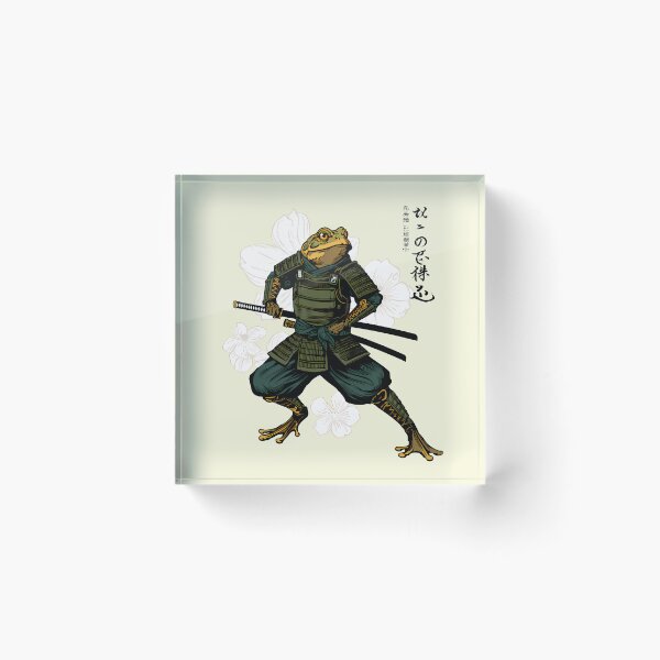 Item preview, Frog Samurai designed and sold by Funny Vintage Stickers And T-Shirts.