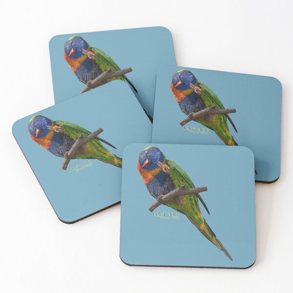 Item preview, Rainbow Lorikeet 01C designed and sold by SEADOGPRINTS.