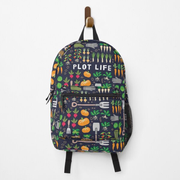 Item preview, Plot Life - Cute Allotment Gardener Pattern designed and sold by Bangtees.