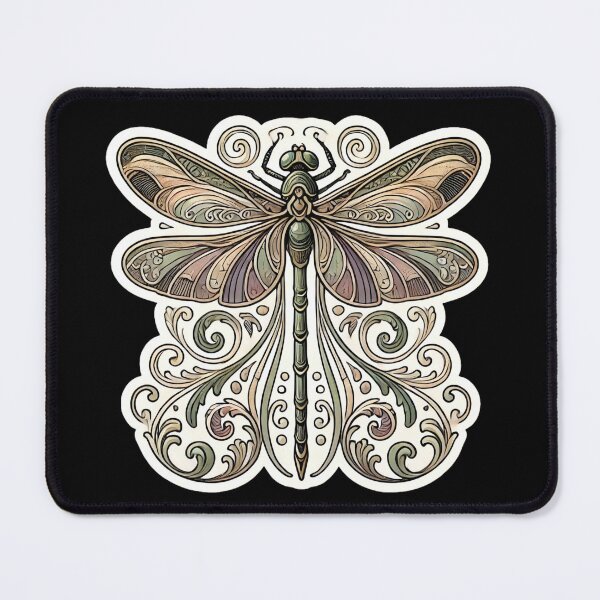 Item preview, Art Nouveau Dragonfly designed and sold by PinUpPizzazz.